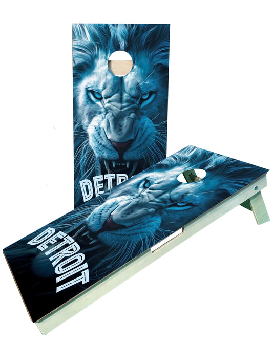 Detroit Football Team Pro Cornhole Boards