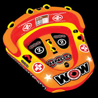 WOW Sports Bingo 2 Person Towable Water Tube For Pool and Lake (14-1060) Jupiter Gear