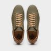 65-229-OLV Diaz Rubberized Calfskin Sneaker Olive Green
