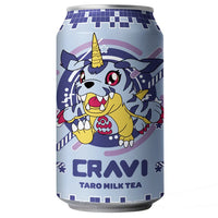 Cravi Digimon Taro Milk Tea (315ml) China (12pk)