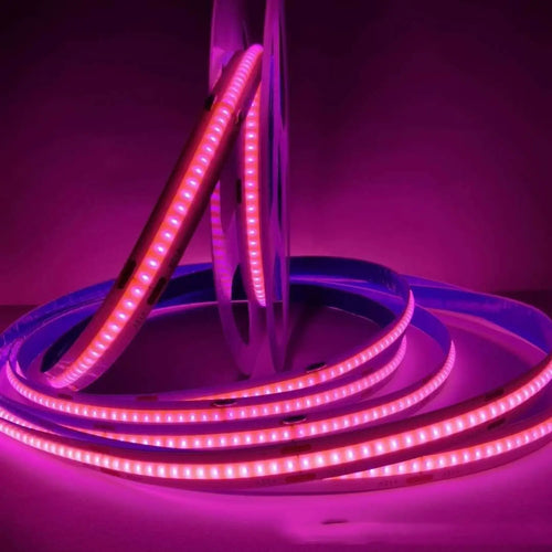 Dimmable Soft LED Strip Lights 12 Volt – No Dark Areas, Smooth Glow