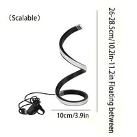 Dimmable Table Lamp LED – Spiral Night Light for Bedroom