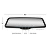 Master Tailgaters 10" Rear View Mirror Dash Cam with 10" LCD Screen | Rearview Universal Fit | 1080p 30fps HD DVR | Dual Way Video Recorder with WiFi | Anti Glare | 1080p Backup Camera Included
