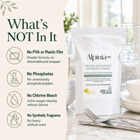 Powerful Dishwasher Detergent with Enzymes — No Microplastics, No Residue