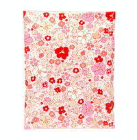 Ditsy Pink Flower Poly Mailers Size 12x15.5 Colorful Shipping Bags