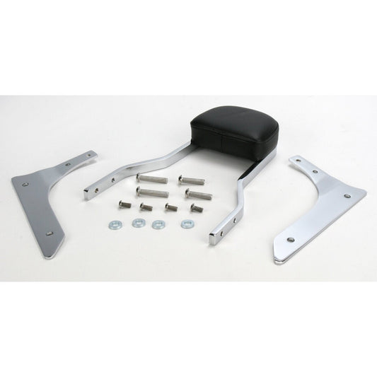 Cobra Short Square Sissy Bar w/Pad 02-5618 - Honda VT750CS Shadow Aero ABS 13-16, 18-20, 22-24 & VT750C Shadow Aero 04-09, 11-16, 18-20, 22-24