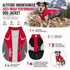 Dog Helios ® Altitude-Mountaineer Wrap-Hook-and-Loop Waterproof Dog Coat
