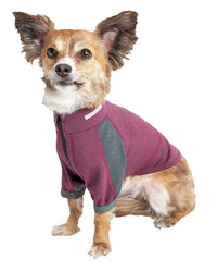 Dog Helios ® 'Eboneflow' Mediumweight 4-Way-Stretch Flexible And Breathable Performance Dog Yoga T-Shirt