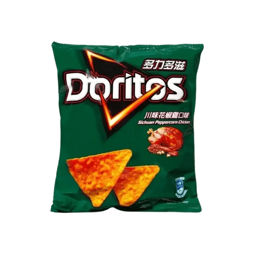 Doritos Sichuan Peppercorn Chicken – Spicy & Savory Corn Chips 40g Bag (Taiwan)