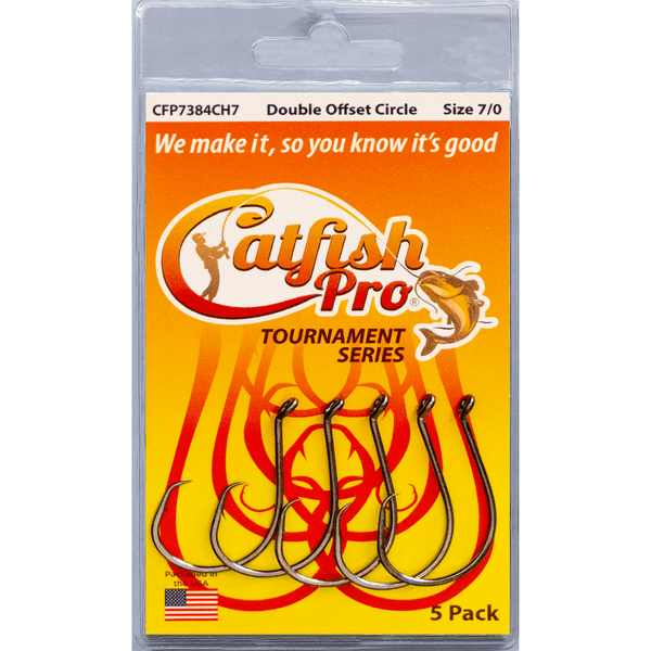 Double Offset Circle Hooks 7/0 Catfish Pro