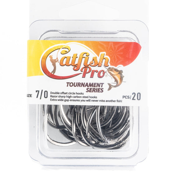 Double Offset Circle Hooks 7/0 - Value Pack Catfish Pro