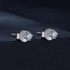 S925 Sterling Silver 3mm Moissanite Earrings for Women