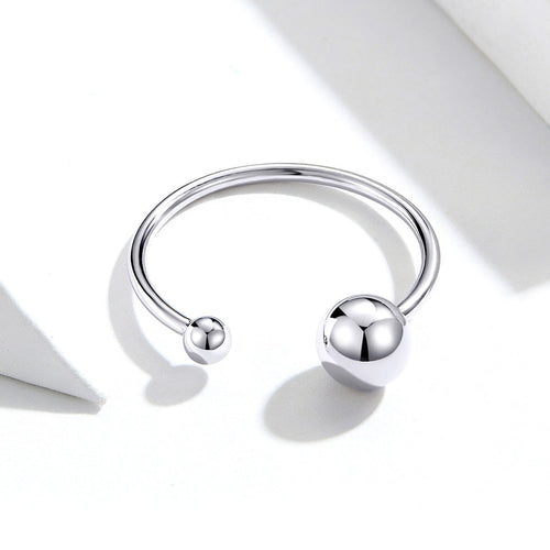 S925 Sterling Silver Plated Platinum Ring