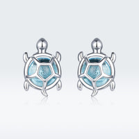 S925 Oxidized Silver Pavé Setting CZ Earrings for Women