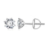 S925 Silver 0.5 Carat Moissanite Earrings 6.0mm for Women