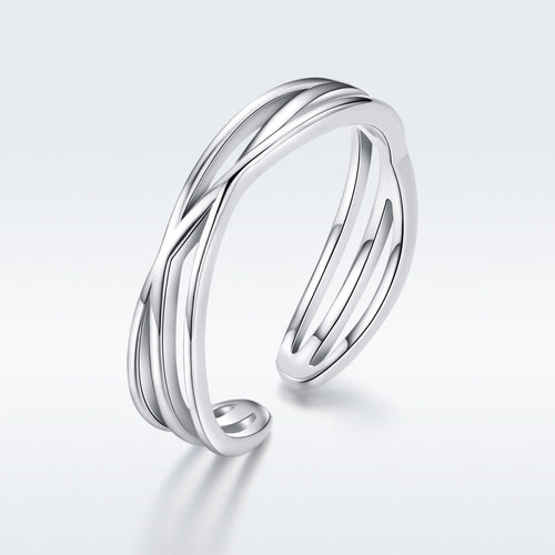 S925 Sterling Silver Ring 0.4cm Width