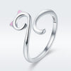S925 Sterling Silver Adjustable Ring for Women