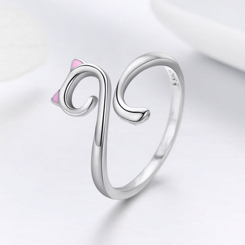 S925 Sterling Silver Adjustable Ring for Women