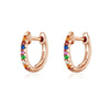 S925 Sterling Silver Earrings with CZ Pave Setting