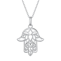 S925 Sterling Silver Plated Platinum Adjustable Necklace for Women