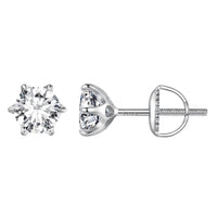 S925 Sterling Silver 2.00 Carat Moissanite Earrings for Women