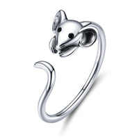 S925 Oxidized Silver Ring