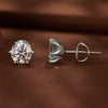 S925 Sterling Silver 2.00 Carat Moissanite Earrings for Women