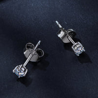 S925 Sterling Silver 3mm Moissanite Earrings for Women