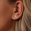 S925 Sterling Silver 3.00 Carat Moissanite Earrings for Women