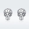 S925 Oxidized Silver Earrings Size 1*0.7cm for Women
