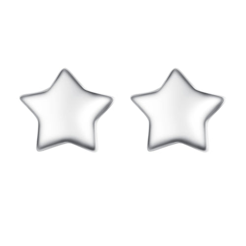 S925 Sterling Silver Earrings with Plated Platinum Finish for Women