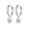 S925 Sterling Silver 0.50 Carat Moissanite Earrings for Women