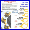 Ken-Tool 30604 Hexchex Multi-Size Indicator 38-55Mm | 100 PACK