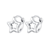S925 Oxidized Silver 1cm Earrings for Women