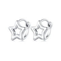 S925 Oxidized Silver 1cm Earrings for Women