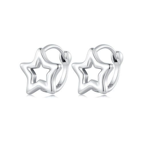 S925 Oxidized Silver 1cm Earrings for Women