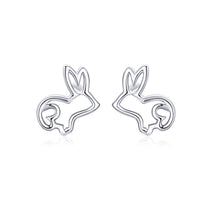 S925 Sterling Silver Plated Platinum Earrings