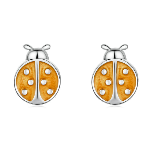 S925 Sterling Silver Enamel Earrings for Women