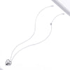 S925 Sterling Silver Adjustable Necklace with CZ and Enamel Pendant