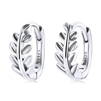 S925 Oxidized Silver Earrings 1.2*0.5cm for Women