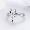 S925 Sterling Silver Adjustable Ring for Women
