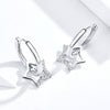 S925 Sterling Silver Plated Platinum CZ Earrings for Women