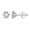 S925 Sterling Silver 2.00 Carat Moissanite Earrings for Women