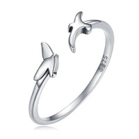 S925 Oxidized Silver 0.15cm Ring
