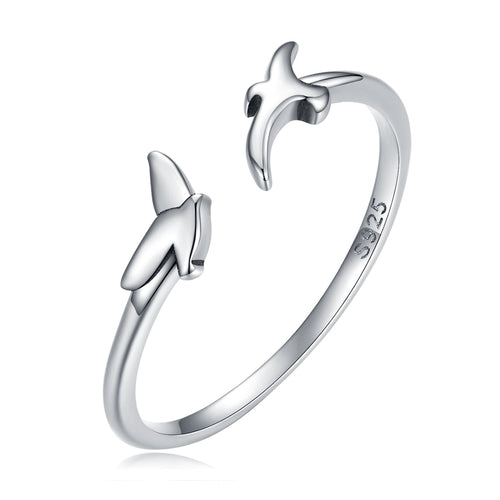 S925 Oxidized Silver 0.15cm Ring