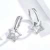 S925 Sterling Silver Plated Platinum CZ Earrings for Women
