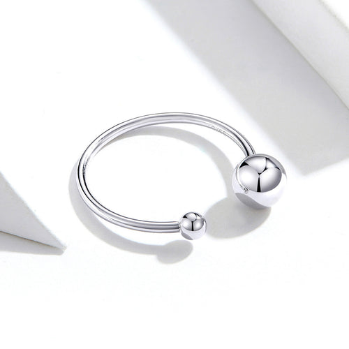 S925 Sterling Silver Plated Platinum Ring