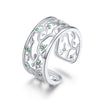 S925 Sterling Silver Pavé Setting CZ Ring