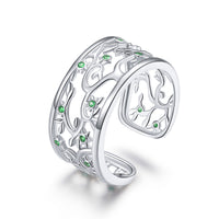 S925 Sterling Silver Pavé Setting CZ Ring