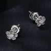 S925 Sterling Silver 3.00 Carat Moissanite Earrings for Women